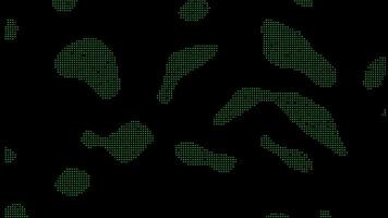 Moving spots on computer surface. Design. Live moving spots on surface. Black spots move and change. Moving cancer spots or biological molecules video