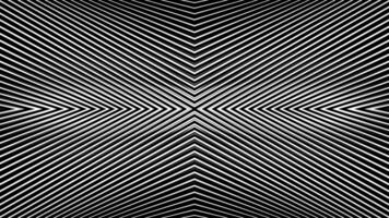 Hypnotic mirror pattern with stripes. Motion. Striped mirror background connects in center with hypnotic stripes. Effect of mirror hypnosis with stripes video