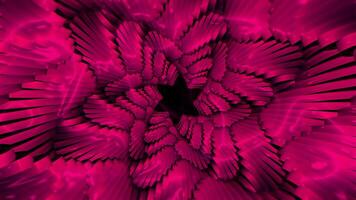 Animation with moving spiral of star. Motion. Soothing spiral with 3d layers and liquid texture. Liquid spiral with moving layers in shape of star video