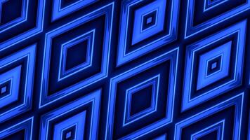Hypnotic pattern with diamonds on surface. Motion. Beautiful 3D animation with hypnotic diamonds on surface. Metallic surface texture with moving diamond pattern video
