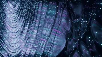 Embarking on an investigation of intricate light designs within a virtual system. Design video