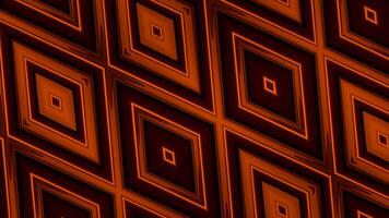 Abstract background with multicolored moving stripes. Motion. Optical illusion with abstract moving rhombuses, seamless loop. video