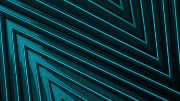 Triangular 3d pattern with metallic texture. Motion. Beautiful pattern with triangular lines on surface. Metal surface with three-dimensional triangular pattern video