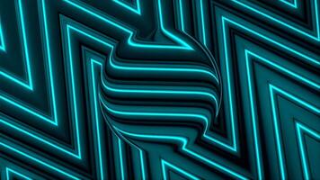 Blue iridescent background.Motion.Bright animation with stripes that make up the pattern in 3D format. video