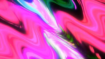 Neon bright patterns. Motion. Blurring blots in the animation that spread out in different directions. video