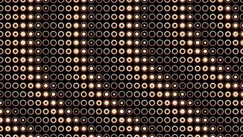 Orange and green mosaic.Design. Bright moving and color- changing circles that are highlighted in different colors . video