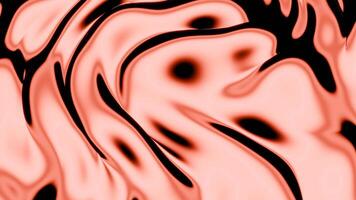 Creating elegant fluid patterns blending red and black hues for a captivating visual experience. Design video