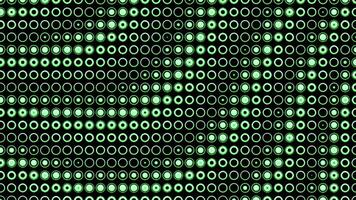 Orange and green mosaic.Design. Bright moving and color- changing circles that are highlighted in different colors . video