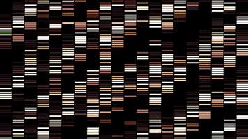 Brown and beige flowing short stripes, seamless loop. Motion. Colorful segments moving in vertical directions. video