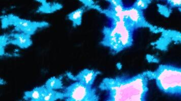 Black background with red and blue spots appearing. Motion. Neon spots in abstraction that slowly appear on a dark background. video