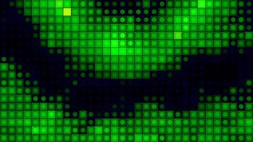 Pixelated pattern with arcuate fluctuating shapes. Motion. Screen of tiles with pattern. video