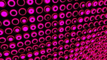 Musical disco background with pulsating dots. Design. Beautiful disco background with pulsating dots and rings. Lot of 3d points on surface pulsate and change with rings video