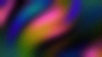 Slowly flowing shimmering texture of blurred stains. Motion. Bright defocused shapes flowing in the dark. video