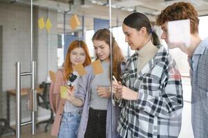 A group of students determines the tasks for the academic year photo