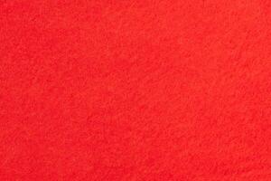 Red Felt fabric background texture. Full frame photo