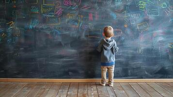 a young student learning a curriculum photo