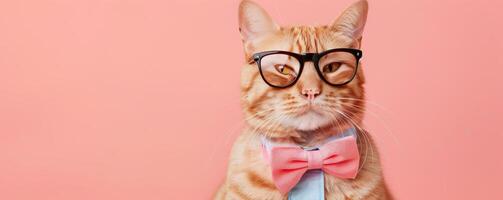 Portrait photography of a cute cat little professional, smiling cute cat little Nurse Practitioner with a stethoscope, , on plain pastel Pale Blue color background, editorial style photo