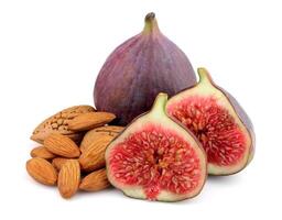 Sweet figs with nuts photo