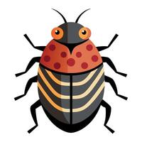 Carpet Beetle learns kawaii vector