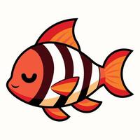 Cetacean fish jumps kawaii vector