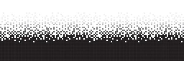 Pixel Grey Gradient Seamless Pattern. Pixel abstract mosaic background, illustration for website, card, poster. vector