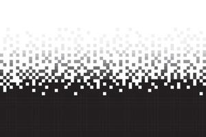 Pixel Grey Gradient Seamless Pattern. Pixel abstract mosaic background, illustration for website, card, poster. vector