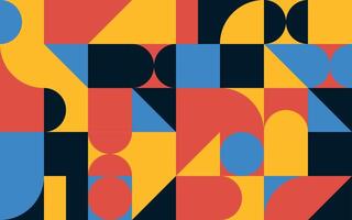 Geometry minimalistic background poster. Abstract pattern design in modern style. vector
