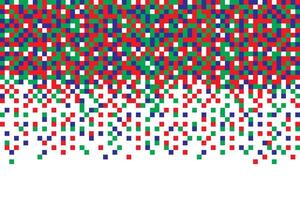 Pixel RGB Seamless Pattern. Pixel abstract mosaic background, illustration for website, card, poster. vector
