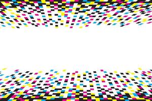 Pixel CMYK. Pixel abstract mosaic background, illustration for website, card, poster. vector