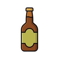 beer bottle icon design template simple and clean vector
