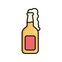 beer bottle icon design template simple and clean vector