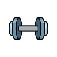 dumbbell icon design template simple and clean vector