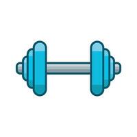 dumbbell icon design template simple and clean vector