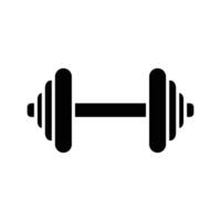 dumbbell icon design template simple and clean vector