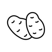 potato icon design template simple and clean vector