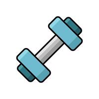 dumbbell icon design template simple and clean vector