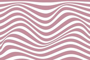simple abstract desaturated pink color horizontal line wavy distort pattern vector