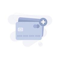 Add Credit Card UI Illustration vector