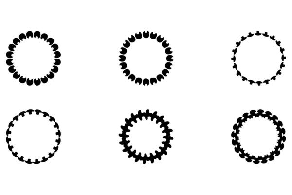 Decorative ornament frame set design