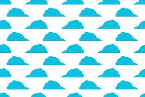 Cloud seamless pattern design for textile or printing business vector