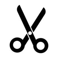 scissors icon on white background vector