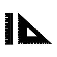 ruler icon on white background vector