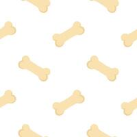 illustration seamless pattern of bones redesign vector