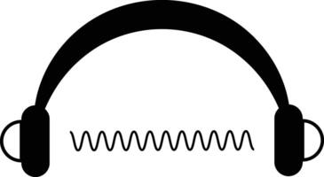 Headphone icon image. Suitable for mobile apps, web apps and print media. vector