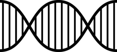 gene illustration in dotted line design. vector