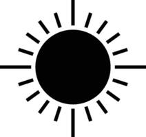 Sun Icon Design Free . vector