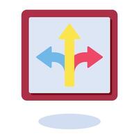 Vectors Flat Arrows Icons Style Illustration