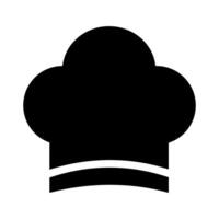 Cook chef hat icon isolate on white background. vector