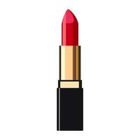 Red Lipstick icon isolate on white background. vector