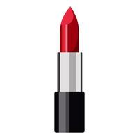 Red Lipstick icon isolate on white background. vector